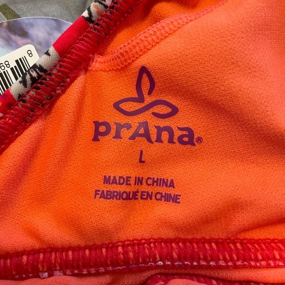 NWT Prana | Lahari Carmine Pink Marrakesh Print Halter One Piece Swimsuit Large - Picture 8 of 16